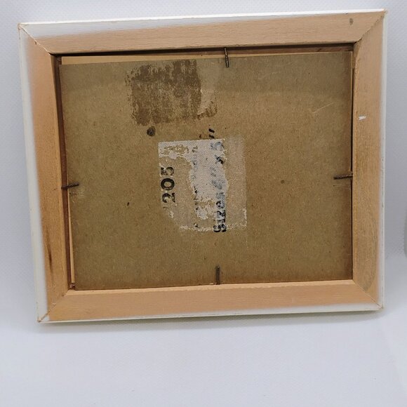 Vtg John Rogers Lithograph Print "Summer Street in Town Scene" Framed 6"x5" - Picture 6 of 8